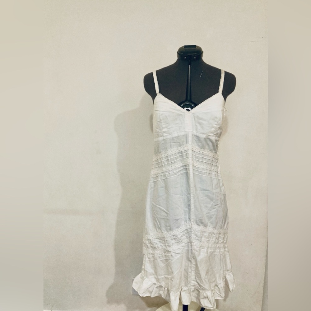White Embroidered Dress